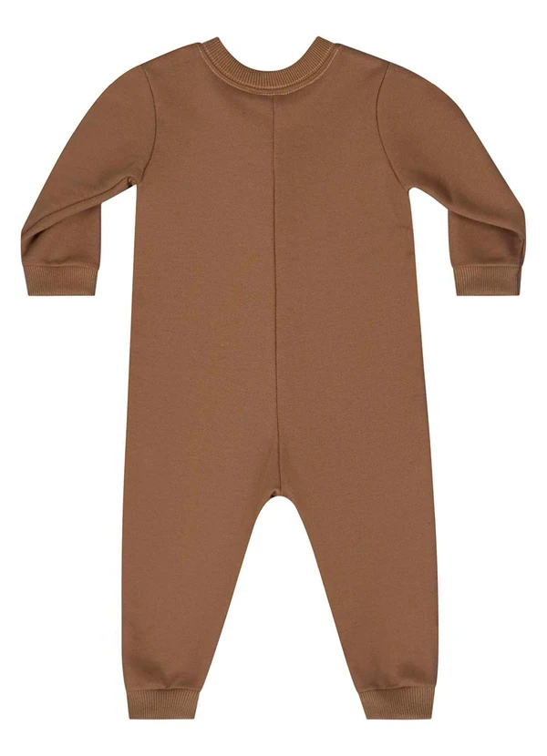 Quimby - Macacão para Bebê Menino Marrom 3