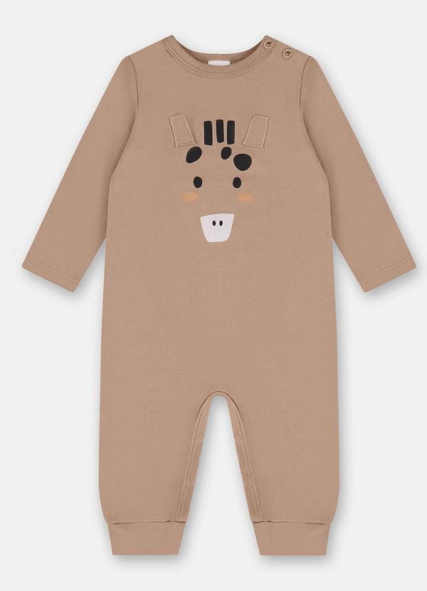 Up Baby - Macacão para Bebê Menino Marrom