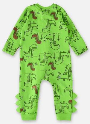 Up Baby - Macacão para Bebê Menino Verde - UP BABY