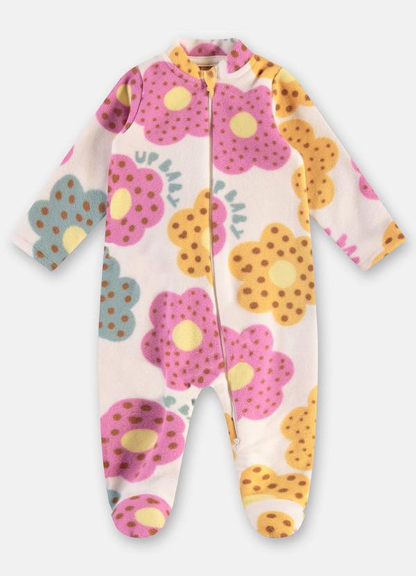 Up Baby - Macacão para Bebê Unissex Bege