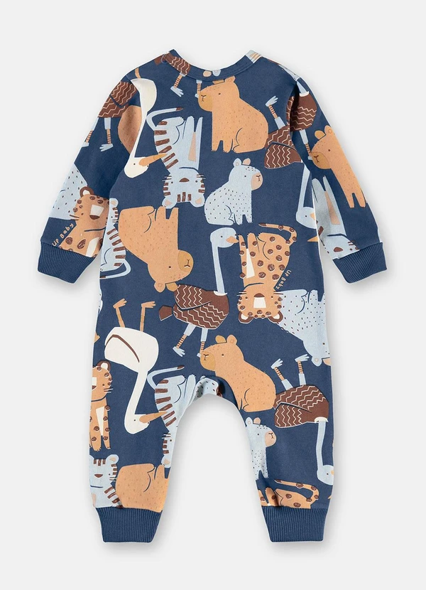 Up Baby - Macacão Saruel Cotton Azul 2