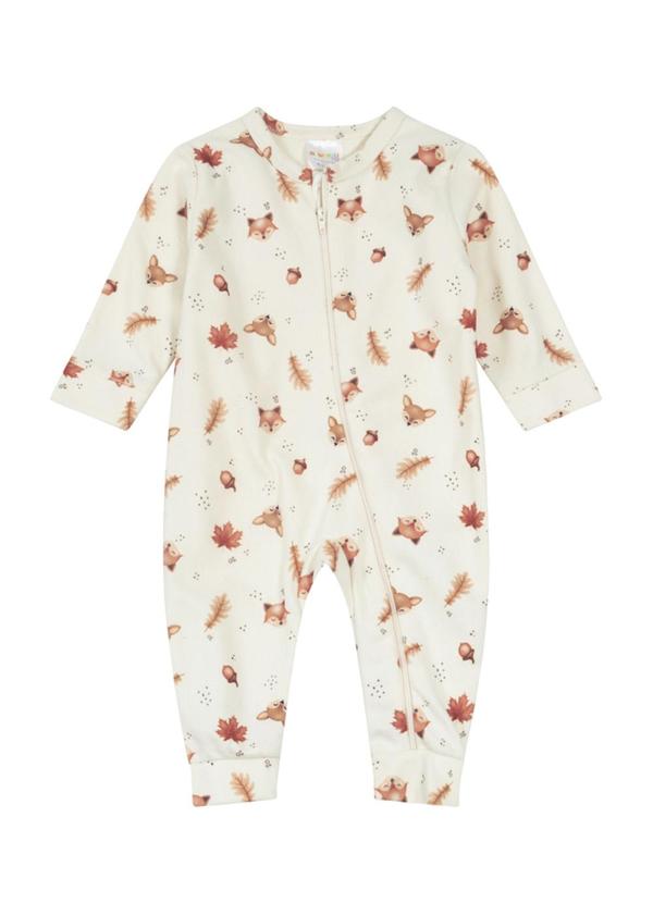 Brandili Baby - Macacão Soft Bebê Unissex Natural 2