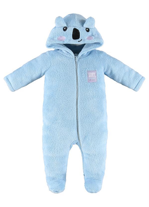 Up Baby - Macacão Soft de Coalas Unissex Azul