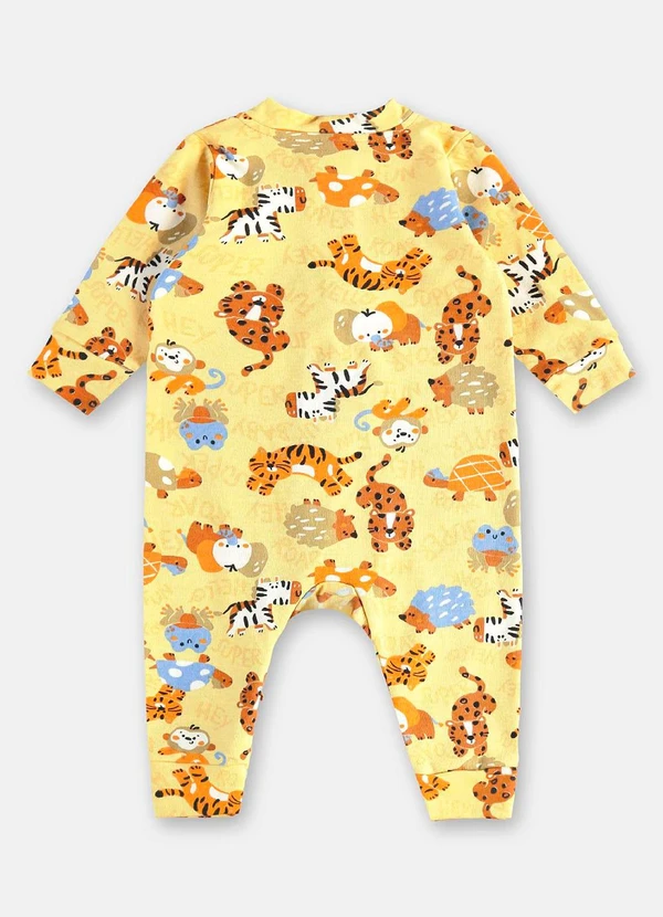 Up Baby - Macacão Suedine para Bebê Menino Verde 2