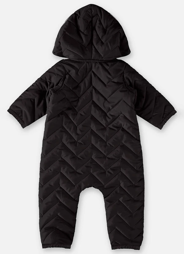 Up Baby - Macacão Texturizado Bebê Menino Preto 2