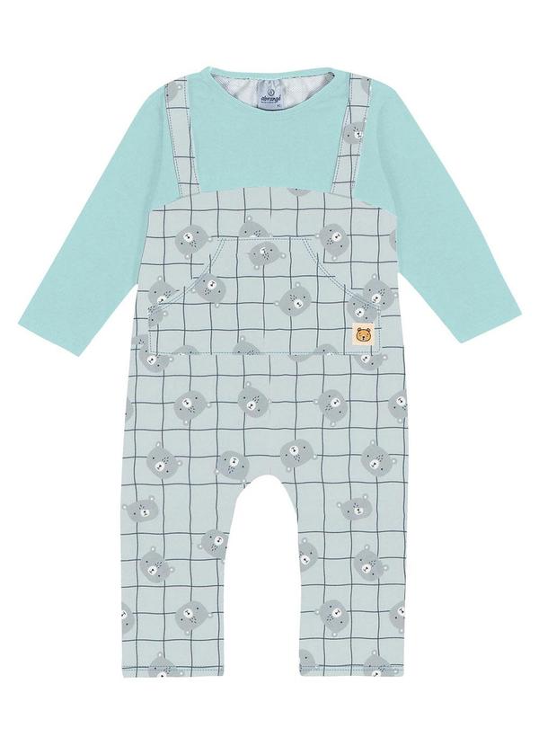 Abrange - Macacão Total Print Baby Verde