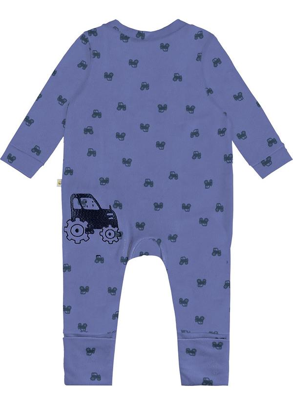 Malwee Kids - Macacão Tratorzinho com Pezinho Azul 2
