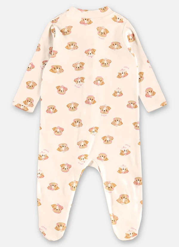 Up Baby - Macacão Unissex Bebê Bege 3