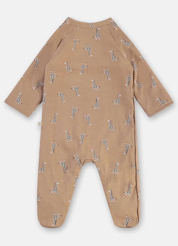 Up Baby - Macacão Unissex para Bebê Marrom 2