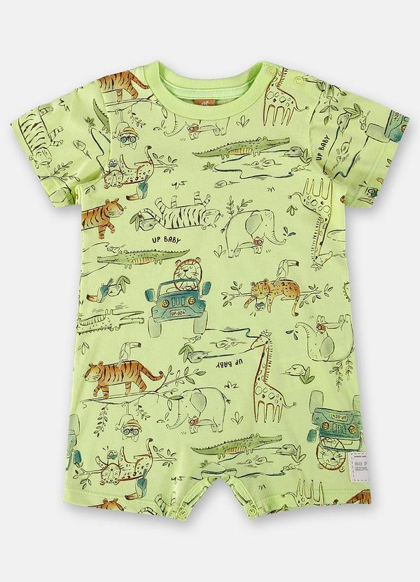 Up Baby - Macaquinho Animals para Menino Verde 2