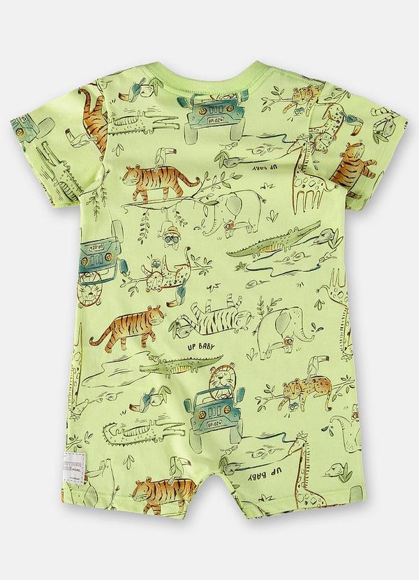 Up Baby - Macaquinho Animals para Menino Verde 3