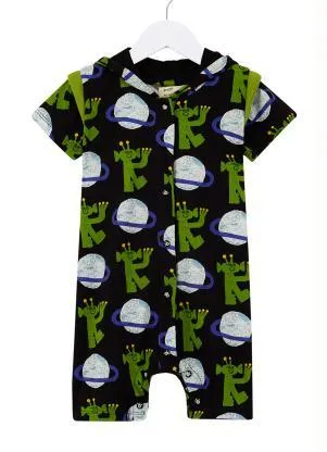 Bento - Macaquinho Bebê de Malha Fantasia Camarada Preto - BENTO