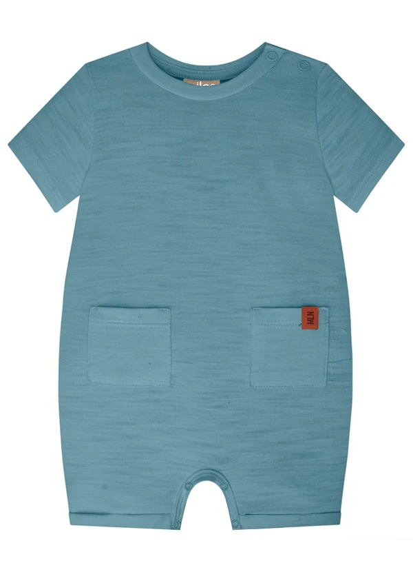 Milon - Macaquinho Bebê Menino Azul