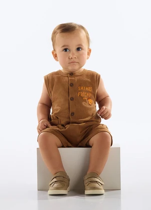 Quimby - Macaquinho Bebê Menino Marrom - QUIMBY