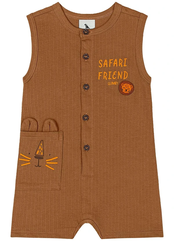 Quimby - Macaquinho Bebê Menino Marrom 2