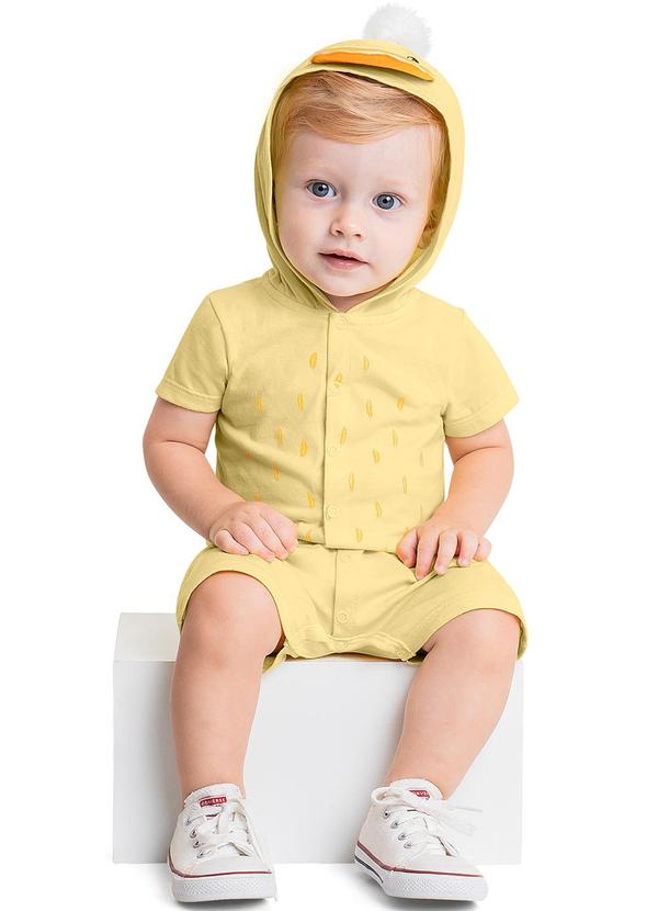 Quimby - Macaquinho de Bichinho Bebê Menino Amarelo