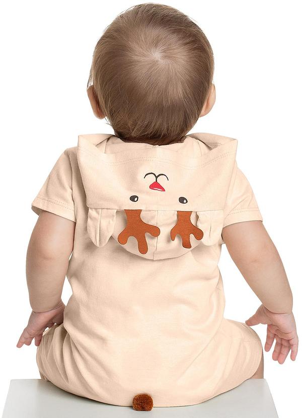 Quimby - Macaquinho de Rena para Bebê Menino Bege 2