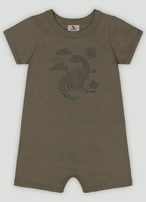 Macaquinho Dino para Bebê Menino Quimby Verde - QUIMBY