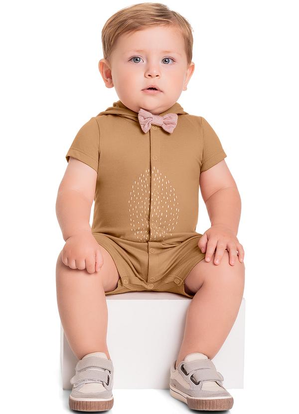 Quimby - Macaquinho em Meia Malha Menino Marrom 3