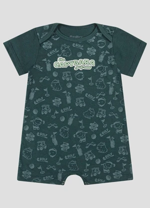 Reirex - Macaquinho Infantil Menino Meia Malha Verde - REIREX