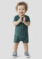 Reirex - Macaquinho Infantil Menino Meia Malha Azul - variação: Verde