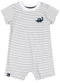 Quimby - Macaquinho Listrado para Bebê Branco - variação: Branco