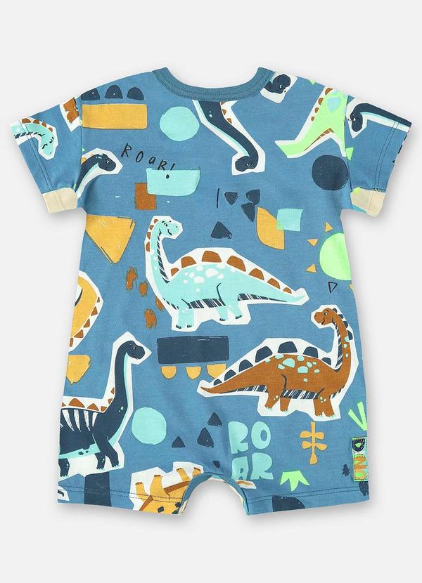 Up Baby - Macaquinho Menino em Meia Malha Azul 3