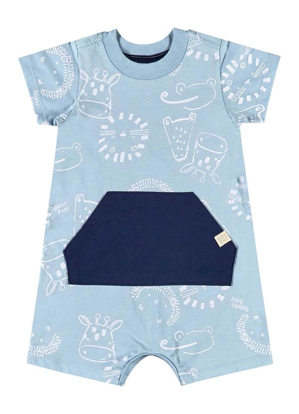 Quimby - Macaquinho para Bebê Menino Azul