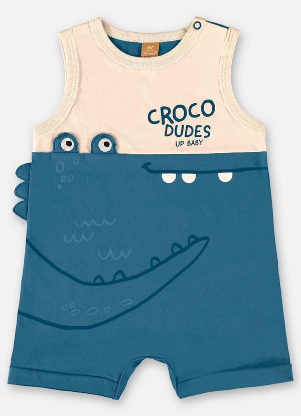 Up Baby - Macaquinho para Bebê Menino Azul 2