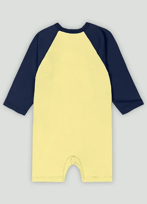 Macaquinho para Bebê Menino Up Baby Amarelo - UP BABY