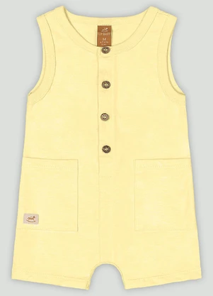 Macaquinho para Bebê Menino Up Baby Amarelo - UP BABY