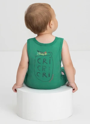 Macaquinho para Bebê Menino Up Baby Verde - UP BABY