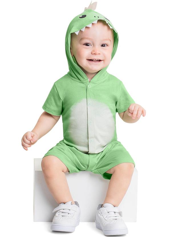 Quimby - Macaquinho para Bebê Menino Verde