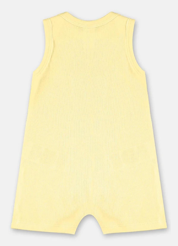 Up Baby - Macaquinho Regata para Bebê Menino Amarelo 2