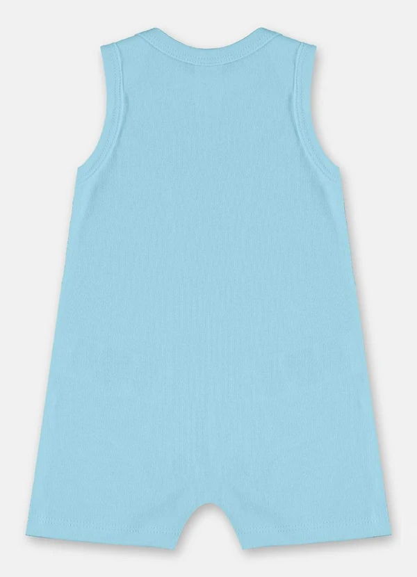 Up Baby - Macaquinho Regata para Bebê Menino Azul 2