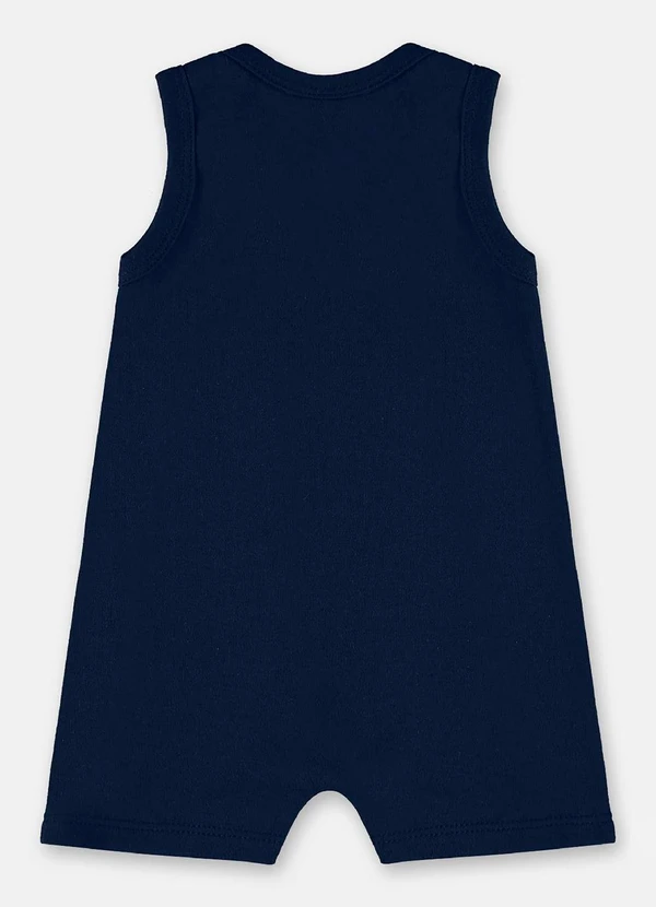 Up Baby - Macaquinho Regata para Bebê Menino Azul 2