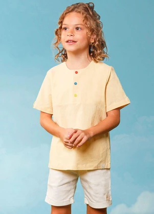 Bugbee - Bata Infantil Amarelo - BUGBEE