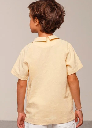Bugbee - Bata Infantil de Tecido Amarelo - BUGBEE