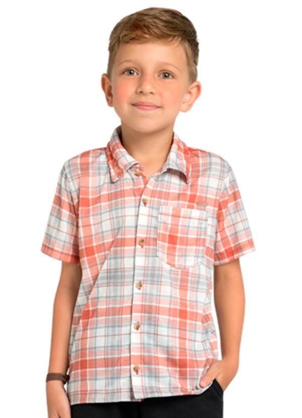 Marlan - Camisa em Meia Malha Xadrez São João Marrom