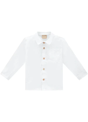 Milon - Camisa Infantil Menino Branco - MILON