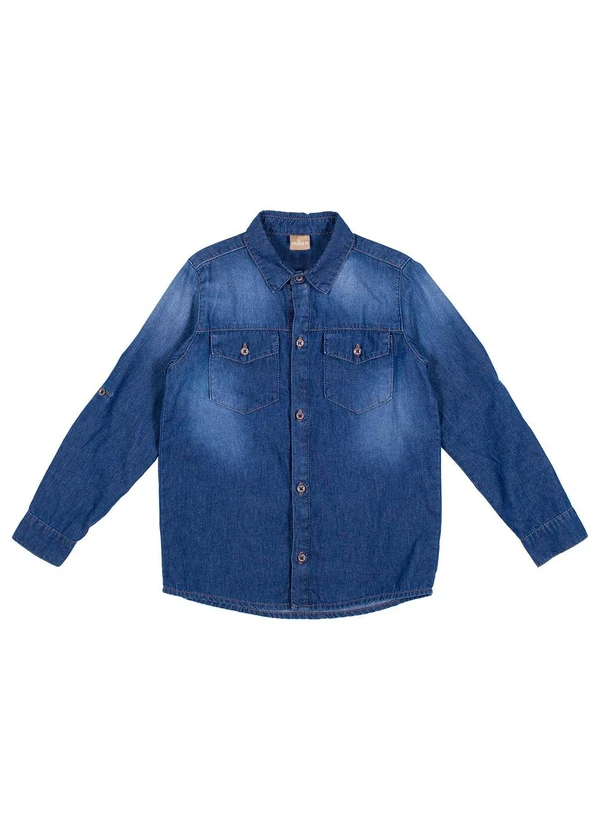 Milon - Camisa Infantil Menino Jeans
