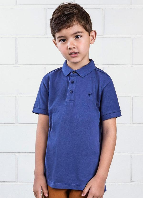 Youccie - Camisa Polo Manga Curta Marinho