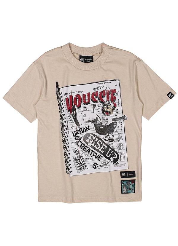Youccie - Camiseta Bege Urban Bege