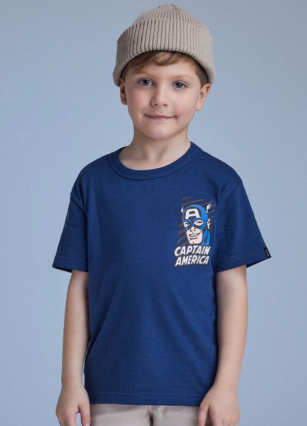 Youccie - Camiseta do Capitão América Azul
