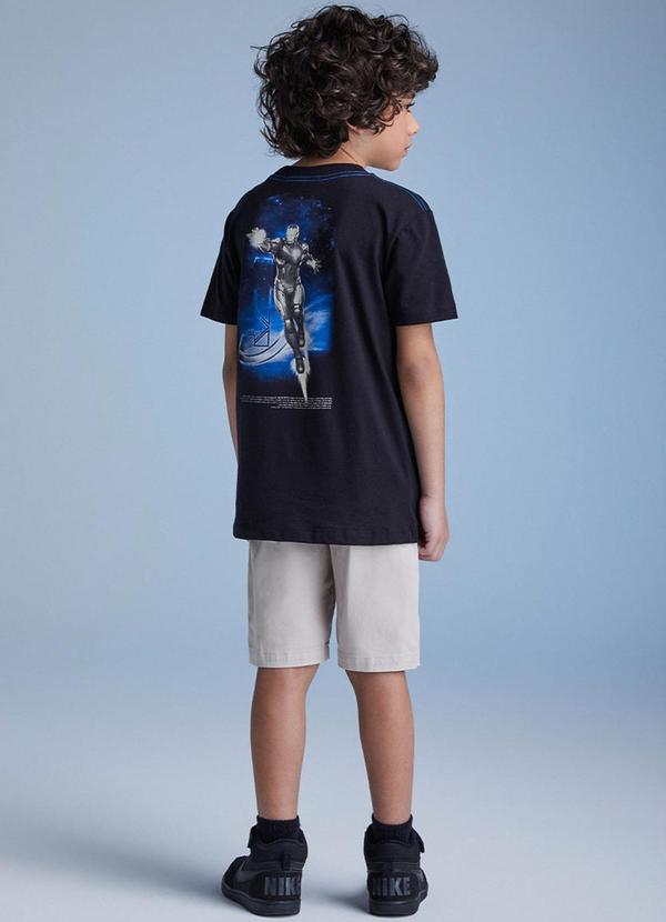 Youccie - Camiseta do Iron Man Preto 4