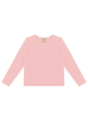 Milon - Camiseta Infantil Unissex Básica Rosa - MILON