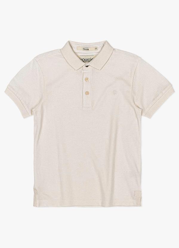 Youccie - Camiseta Polo Bege