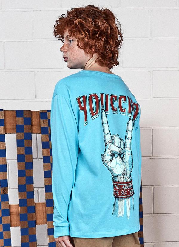 Youccie - Camiseta Rock Azul Azul 2