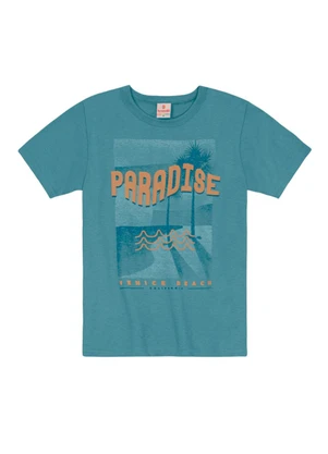 Brandili - Camiseta Infantil Menino de Surf Azul - BRANDILI