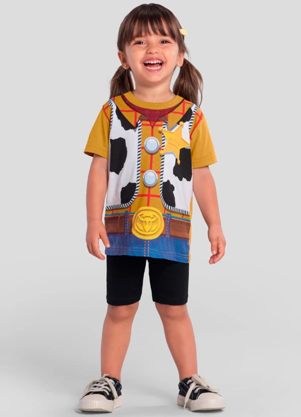 Brandili - Camiseta Infantil Unissex do Toy Story Amarelo 3